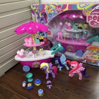 Hộp đồ chơi xe đẩy bán kem ngựa PONY cực đẹp dành cho bé D168-9
