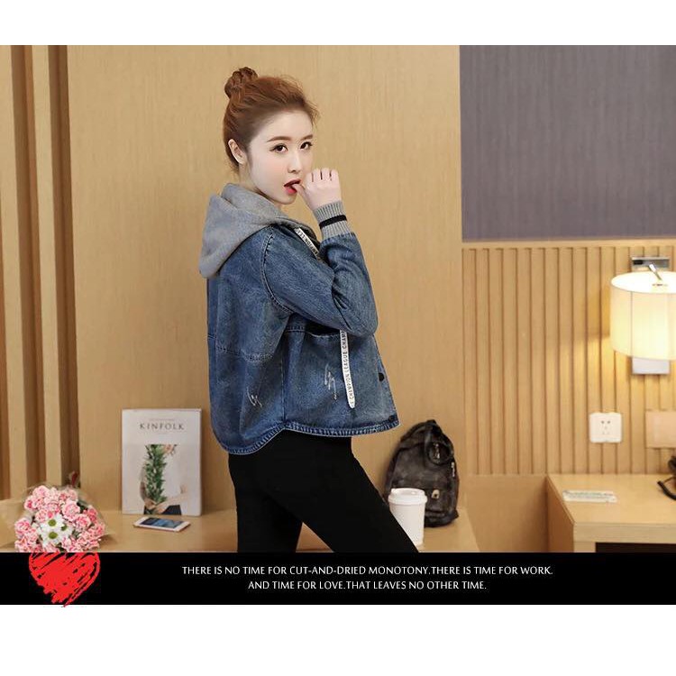 Áo khoác bò nữ hàng loại 1 cao cấp Áo khoác jean nữ thu đông | BigBuy360 - bigbuy360.vn