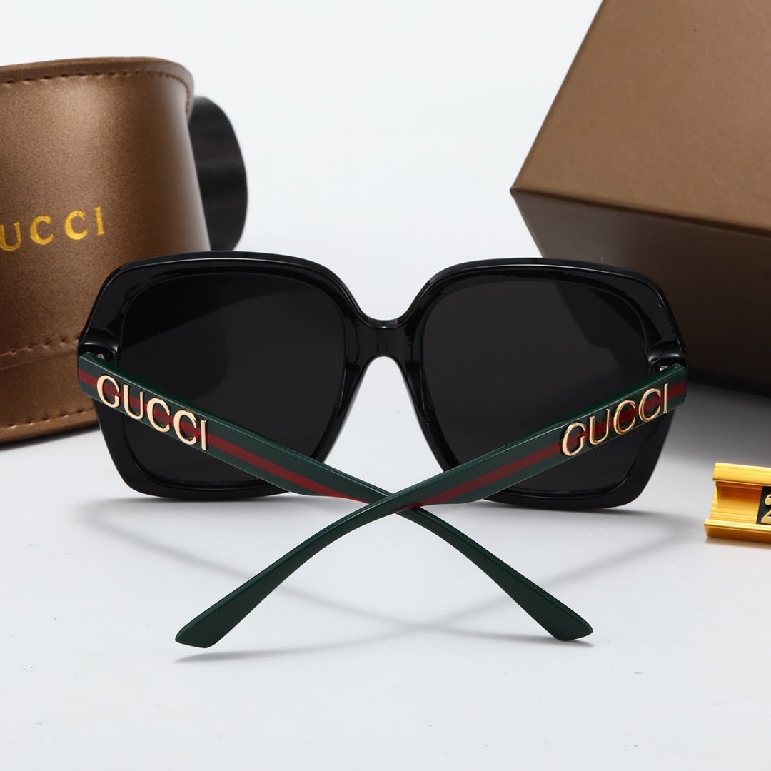 Gucci_ Kính râm 2021 Thời trang Hàn Quốc mới Kính râm phân cực nam và nữ Cặp đôi hợp thời trang Du lịch ngoài trời Kính râm lái xe thời trang Ngôi sao đường phố Chụp ảnh Wild Anti-UV Kính râm