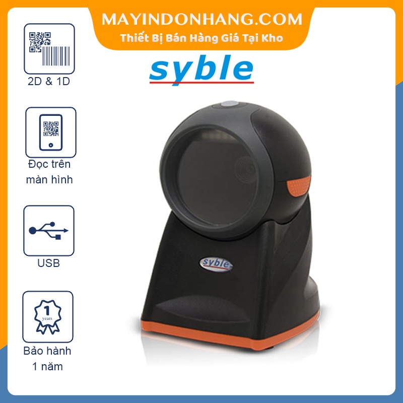  Máy quét mã vạch 2D đễ bàn Syble 2866 - Siêu Nhanh