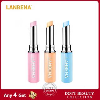 [COD√🌸]LANBENA Color Change Lip Balm Rose Hyaluronic Acid Nourishing Lip Balm Aroma