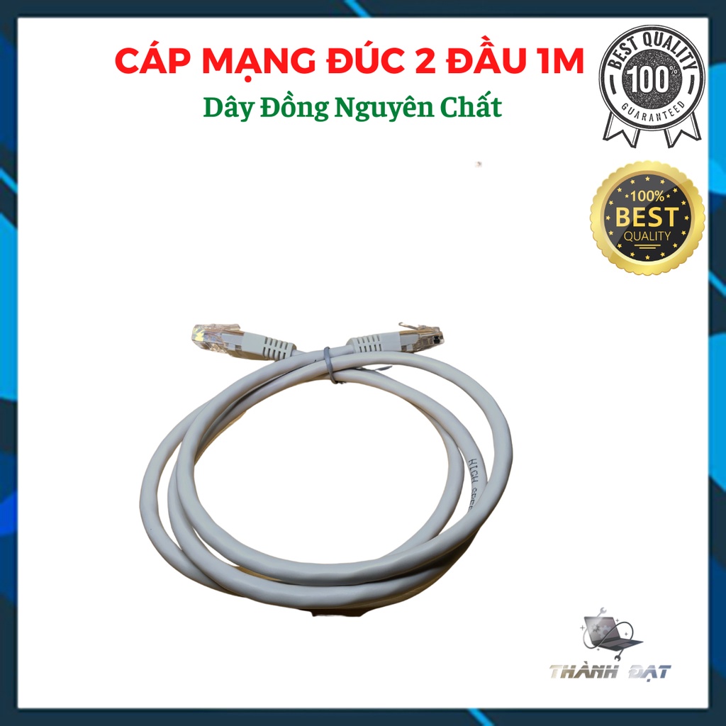Dây Mạng Bấm Sẵn cat5/cat6, Đúc Sẵn hai đầu chuẩn có chiều dài 1m/1,5m/2m/3m.. Chất lượng sản phẩm tuyệt vời, Tốc độ cao