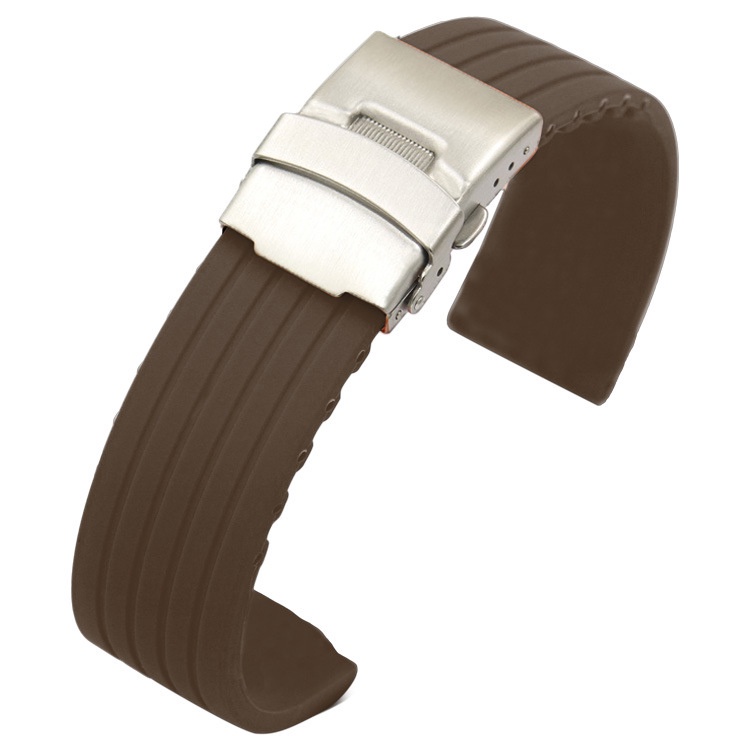 YIFILM Universal Band Đối với 18mm 20mm 22mm 24mm Wheel Slicone Strap Dây đeo mềm có thể thay thế