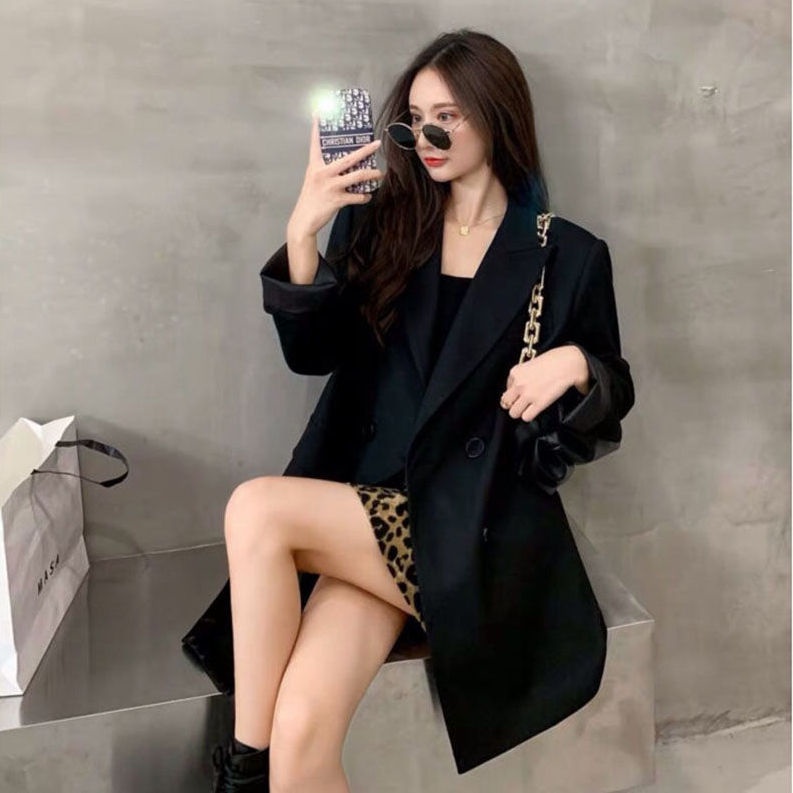 Áo Khoác Kaki Dáng Rộng Phong Cách Hàn Quốc Thời Trang Xuân Thu  Mới Cho Nữ