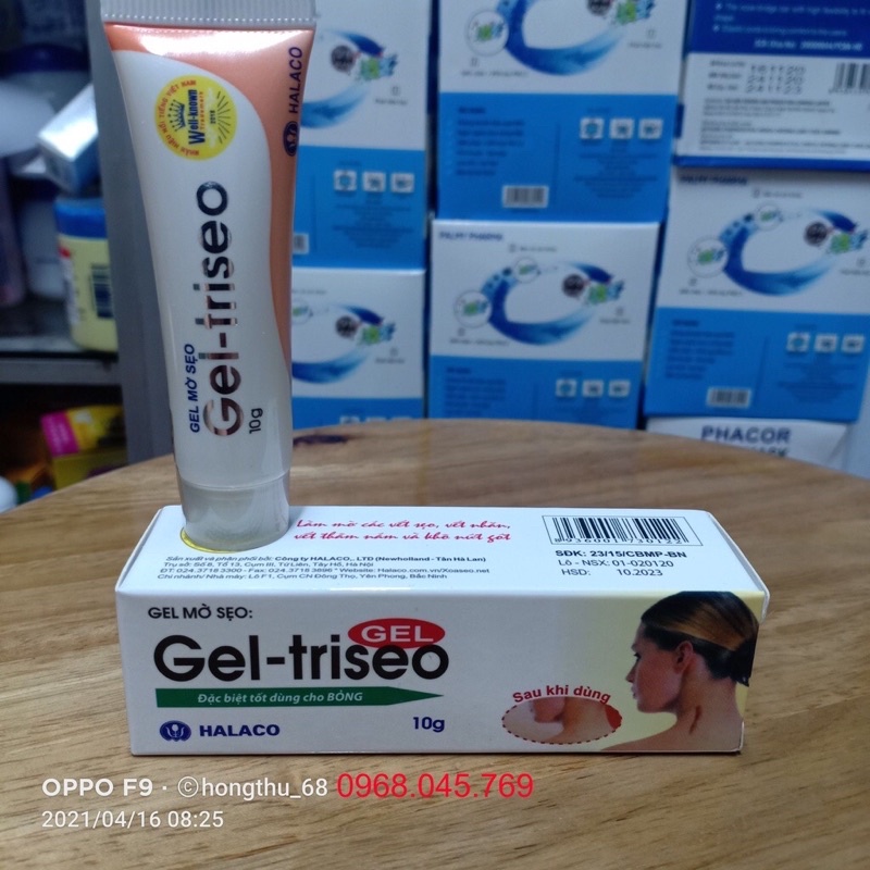 Gel Triseo Halaco tuýp 10gr