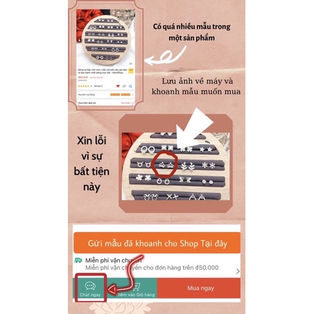 Bông tai bạc 1 đôi, mẫu mã đa dạng xinh xắn Mainomi Shop Bạc Xinh