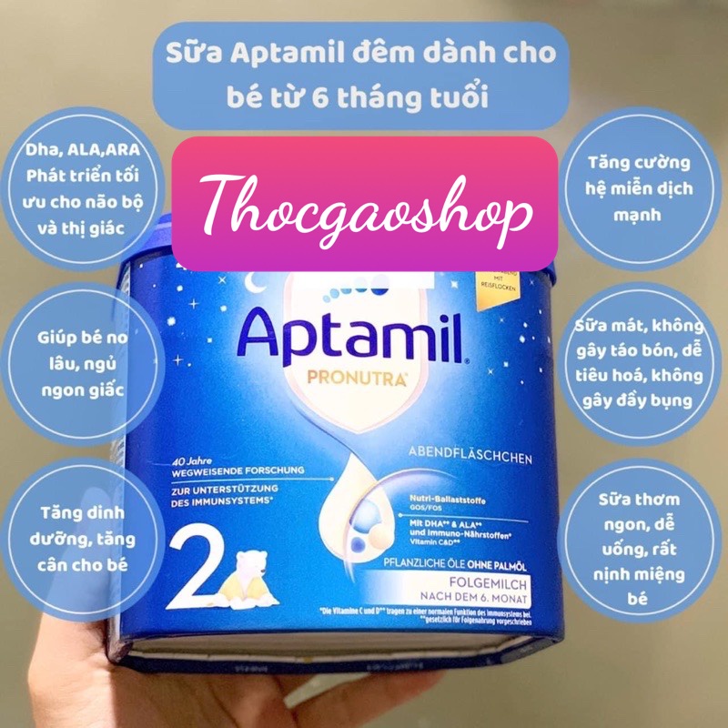 Sữa Aptamil Đức đêm 400g