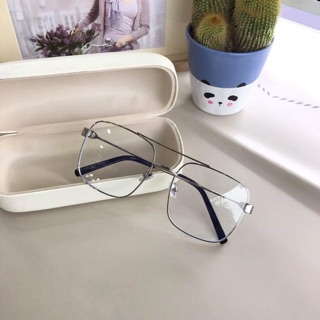 Kính thời trang nam vuông 2 cầu