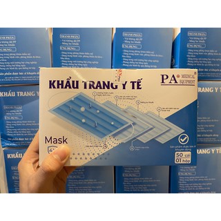 50 cái khẩu trang y tế, khẩu trang 4 lớp kháng khuẩn, chống giọt bắn USA