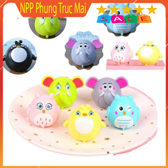Đồ chơi  Trứng 20 Thú chạy đà đà siêu dễ thương chất liệu nhựa ABS cao cấp cho bé - Đồ chơi xe chạy đà mini hình thú