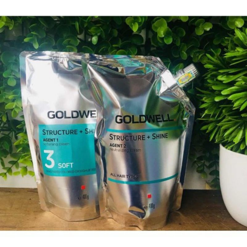 THUỐ.C DUỖI ÉP TÓC GOLDWELL STRAIGHT'N SHINE NEW ĐỨC 400ML