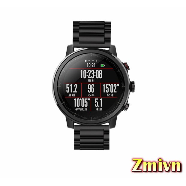 Dây kim loại Xiaomi Huami Amazfit Stratos - Thép không gỉ (Amazfit 2)