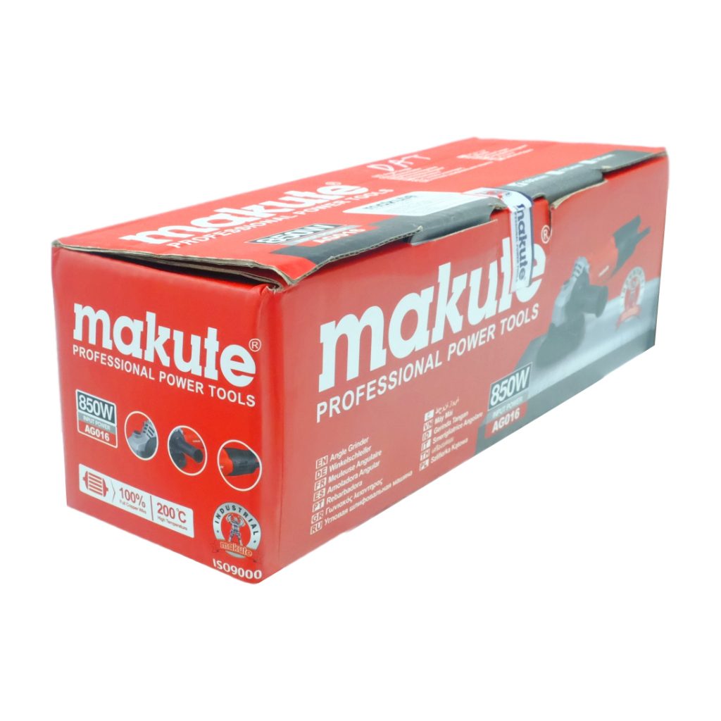 Máy mài Makute AG016 RED bảo hành chính hãng 6 tháng - Máy chà nhám , Máy mài góc cầm tay, công suất 850W