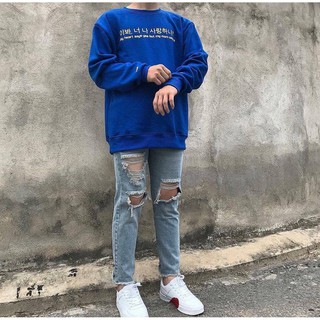 Áo nỉ YES NO (ảnh thật)