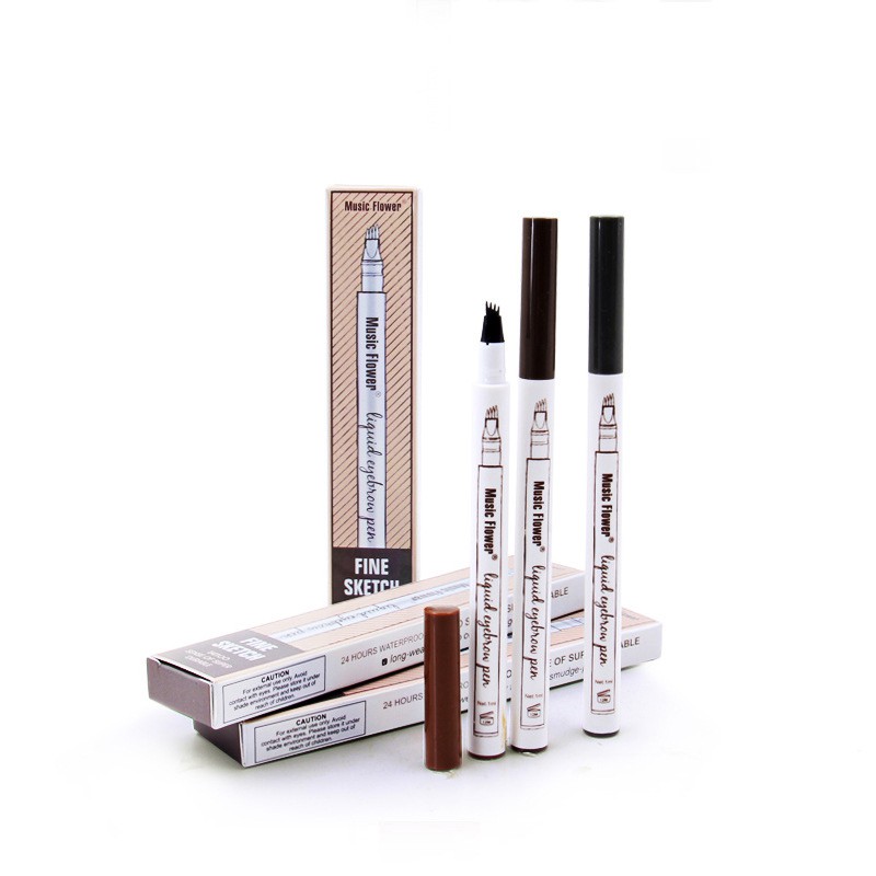 (Hàng Mới Về) Bút Kẻ Lông Mày Dạng Lỏng Suake Thiết Kế 4 Đầu Chống Thấm Nước Lâu Trôi | BigBuy360 - bigbuy360.vn