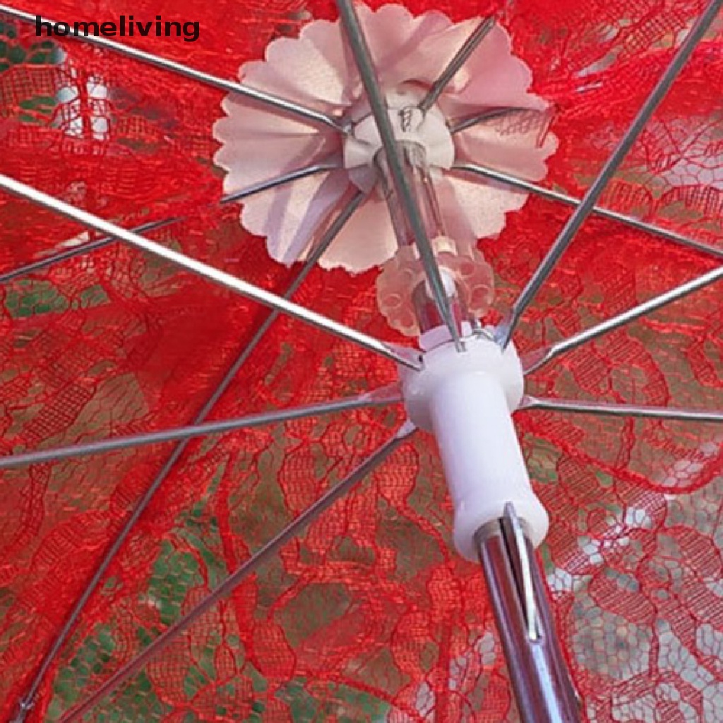 Dù Vải Ren Cotton 60CM Cho Cô Dâu