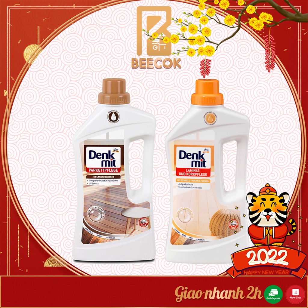 Nước lau sàn gỗ Denkmit dung tích 1 lít