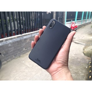 Ốp Lưng Dẻo Silicon cao cấp Vu-Case Iphone X (Đen cá tính)
