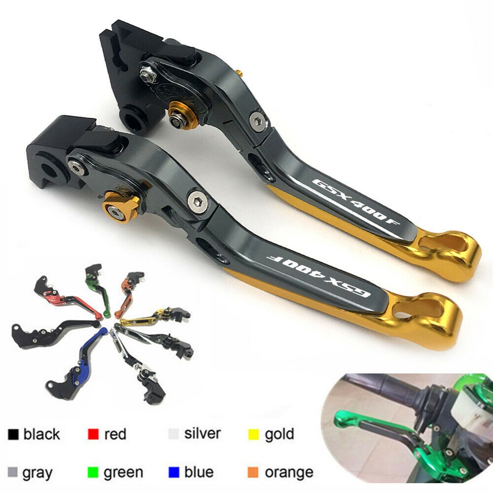 For SUZUKI GSX400F Impulse 1994-2004 GSX 400F GSX 400F LOGO ( GSX400F) Motorcycle  Folding Extendable Brake Clutch Lever