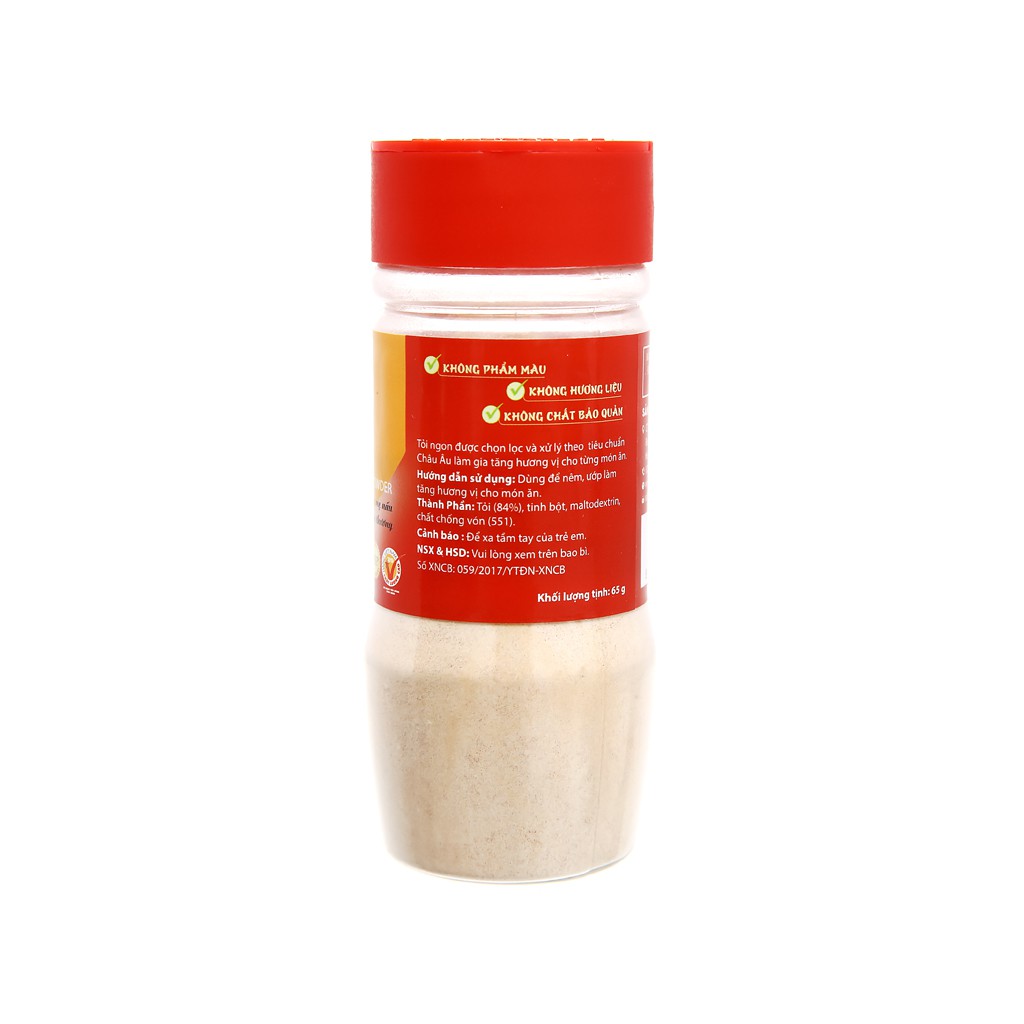 Bột tỏi Natas hũ 65g