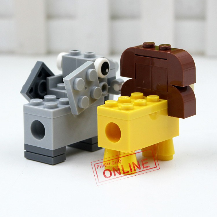 GỌT BÚT CHÌ LEGO HÌNH THÚ-CON VOI