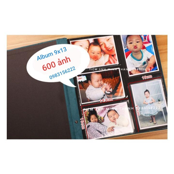 Album cao cấp đựng 600 ảnh 9x13, 10x15