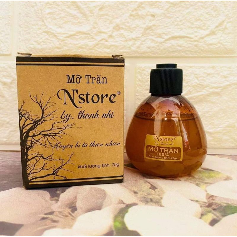 Mỡ trăn triệt lông nguyên chất N store by Thanh nhi 75g, triệt lông tay , chân, nách