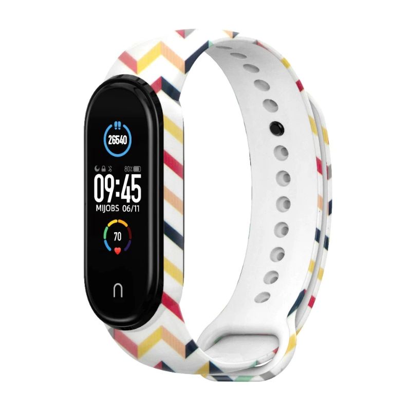 Dây đeo MIJOBS chính hãng họa tiết cho Xiaomi Miband 3/4/5/6