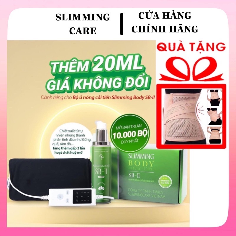 Bộ Đai Quấn Ủ Nóng Tan Mỡ Slimming Body SB2 Đánh Tan Mỡ Thừa