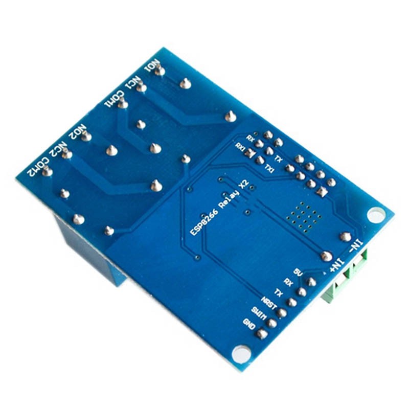 1 Mô Đun Rơ Le WiFi 2 Kênh 5V ESP8266 ESP-01 Chuyên Dụng Cho Thiết Bị Điều Khiển Từ Xa IOT