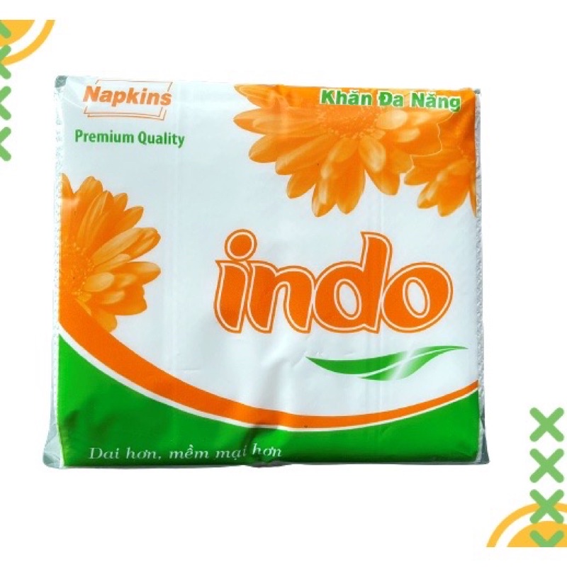 [HOẢ TỐC]  COMBO 30 gói Khăn giấy ăn Indo trắng mịn 60 tờ 33 cm x 33 cm - HTpaper