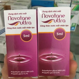 ✅{CHÍNH HÃNG} Nước mắt nhân tạo Novotane ultra - chống khô mắt, mỏi mắt, giảm cận thị