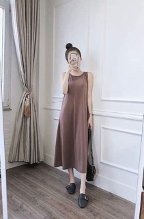 Đầm suông sát nách
