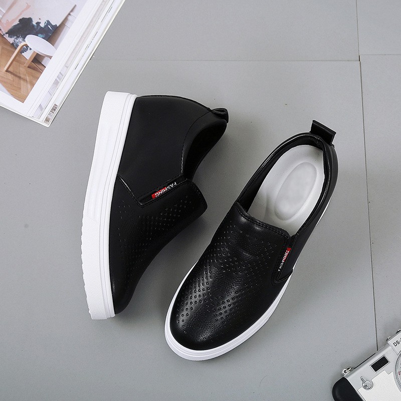 Giày nữ độn đế 7cm chất da siêu đẹp, đi êm chân 6251 | BigBuy360 - bigbuy360.vn