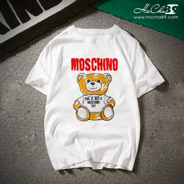 Áo Thun MOSCHINO 04 Hot | Ảnh Thật - Vải Dày Đẹp - May Dây Cổ Hàng Xuất Khẩu