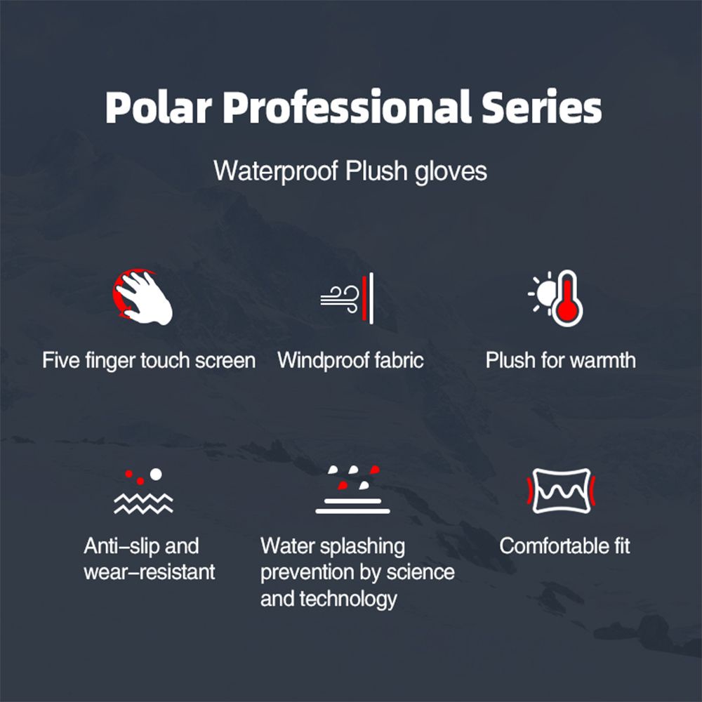 Găng tay lái xe chống trượt/ nước và gió nhiều màu sắc có thể chạm màn hình cảm ứng