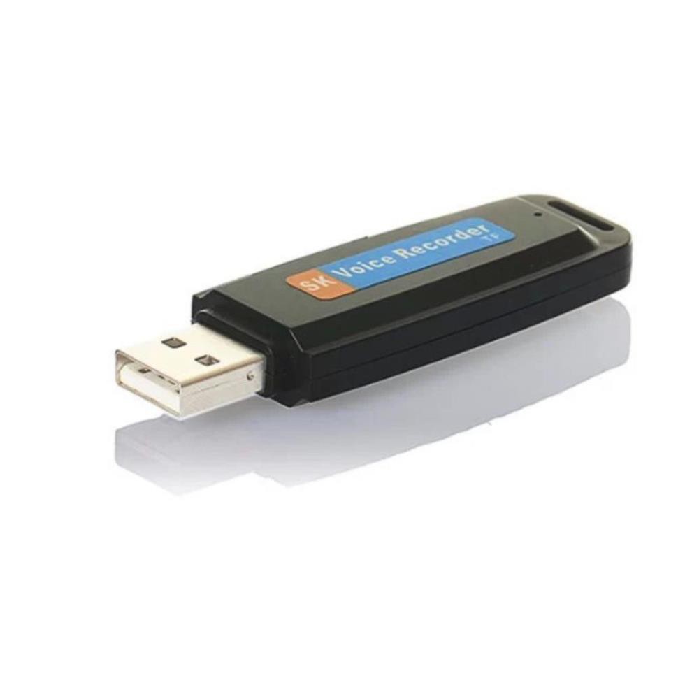 (RẺ NHẤT) Máy Ghi Âm mini USB Voice Recorder Dung lượng hỗ trợ: 32 GB