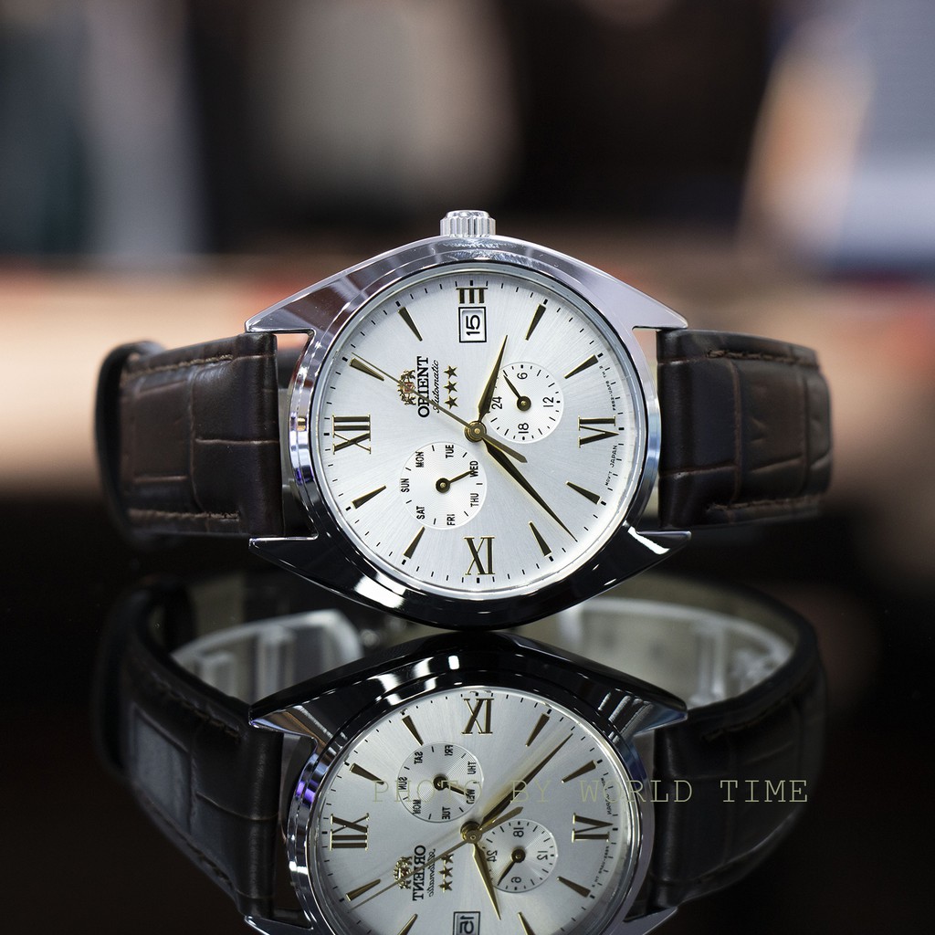 Đồng hồ nam dây da Orient RA-AK0508S10B , chính hãng full box , automatic , chống nước