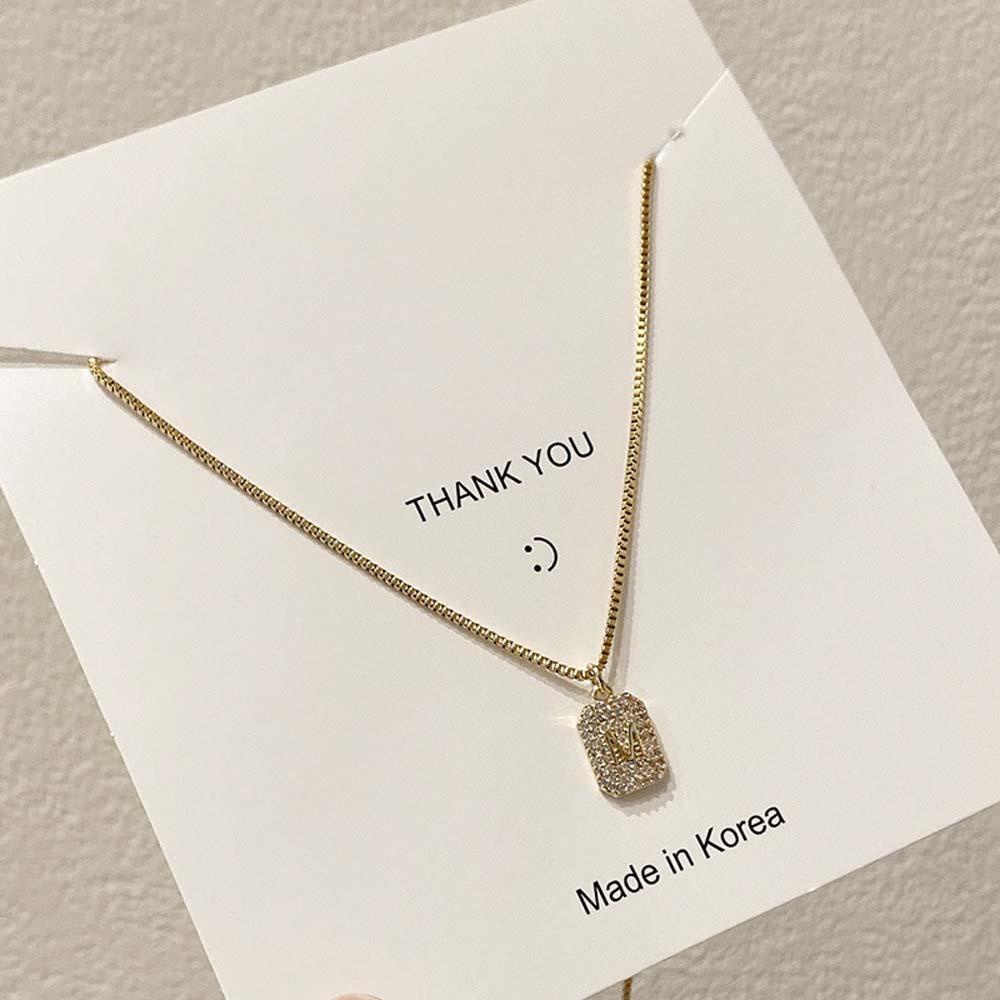 Vòng cổ Mặt Chữ M Phong Cách Hàn Quốc Thời Trang Mùa Thu Cho Nữ|Mặt Vòng cổ Thời Trang Kiểu Dáng Độc Đáo