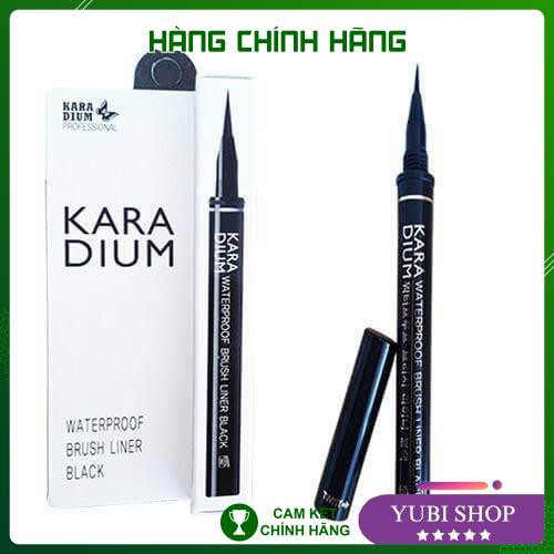 Kẻ Mắt Karadium - Hàn Quốc - Bút Dạ Kẻ Mắt Không Lem Karadium Vỏ Trắng Chính Hãng