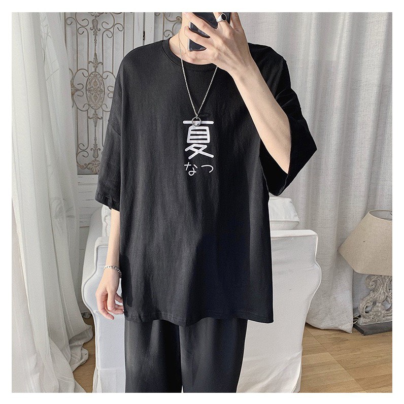 Áo thun tay lỡ Unisex NEKOSG, áo phông form rộng HT66