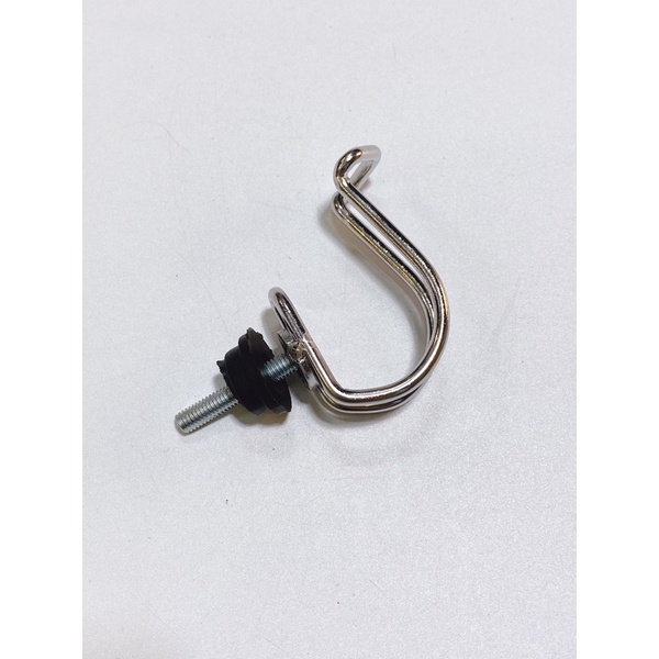 Móc mẫu U, móc vịt, móc câu titan 7 màu gắn xe đạp điện , xe máy... tặng kèm ốc