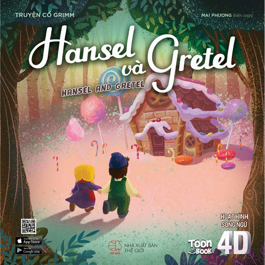 Truyện tranh - Truyện cổ chọn lọc: Đốm Lửa Diệu Kỳ: Hansel Và Gretel + Cô Bé Bán Diêm + Bác Nông Dân Và Con Quỷ