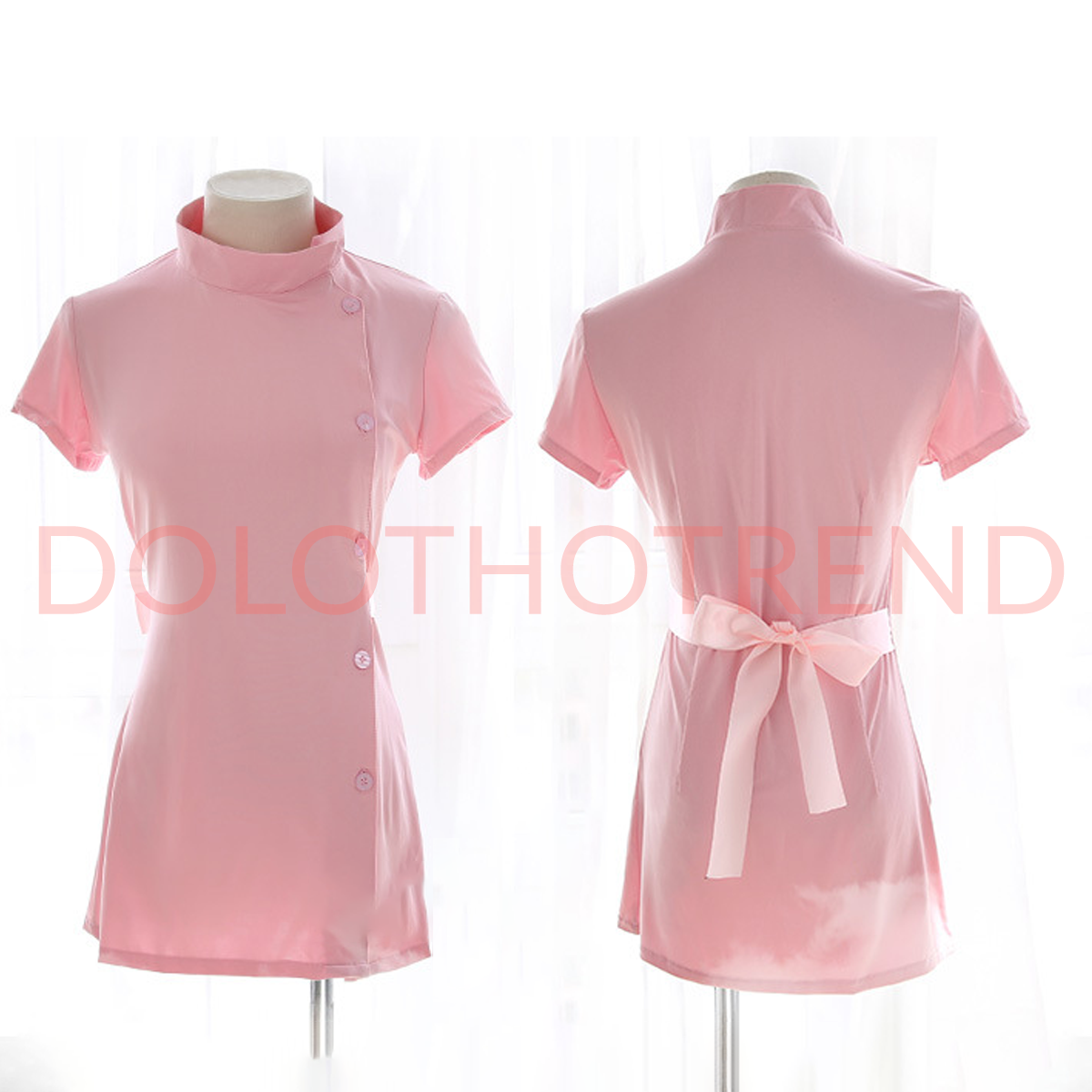 SET Freesize <52kg Đồ ngủ sexy cosplaly nữ y tá hồng gợi cảm - Chất liệu có giãn, thông thoáng | BigBuy360 - bigbuy360.vn