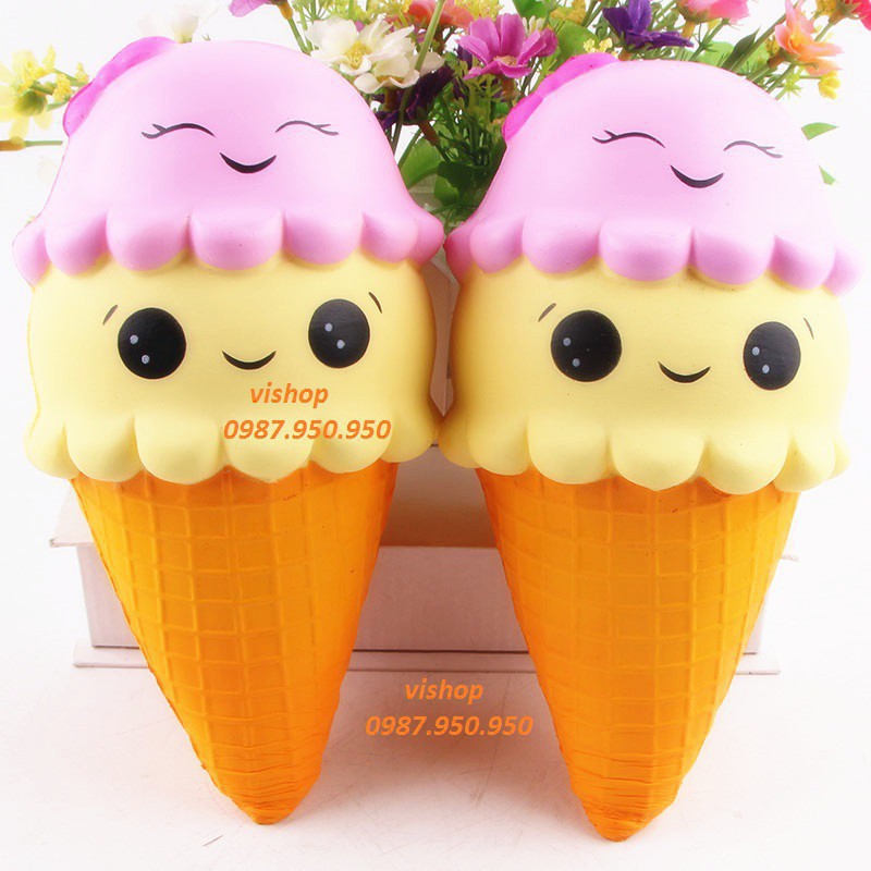 SquiShy KEM ỐC QUẾ to ĐẸP
