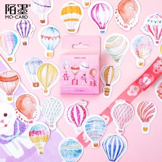 Sticker khinh khí cầu (1 hộp 46 miếng)