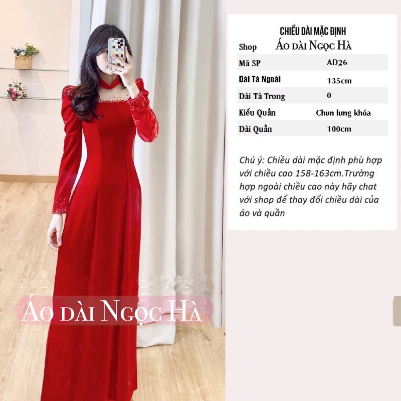 ÁO DÀI CÔ DÂU CƯỚI HỎI CAO CẤP