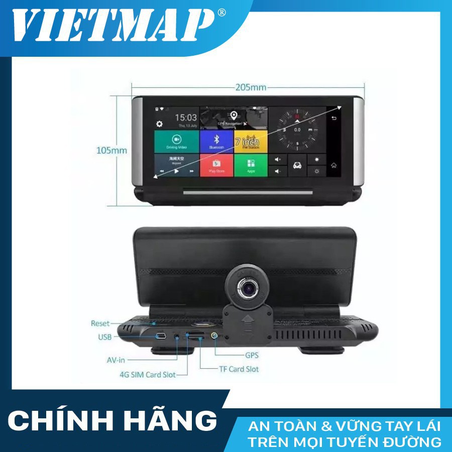 Camera hành trình Tapplo 4G TCAR X10 PLUS R1, R2 WIFI- định vị từ xa - dùng phần mềm dẫn đường Vietmap S1 bản quyền | BigBuy360 - bigbuy360.vn