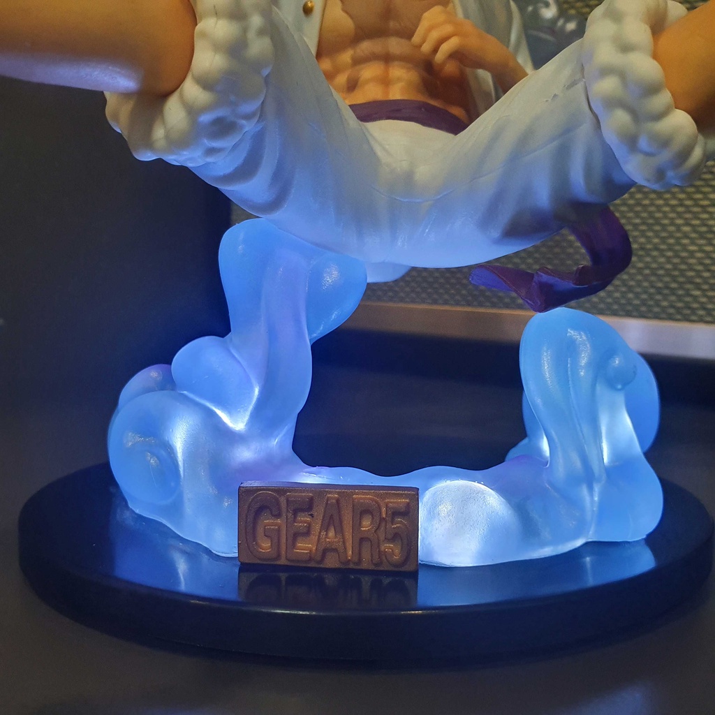 Figure / Mô hình Luffy Gear 5 Sun God Nika 18 cm có LED Ko Box