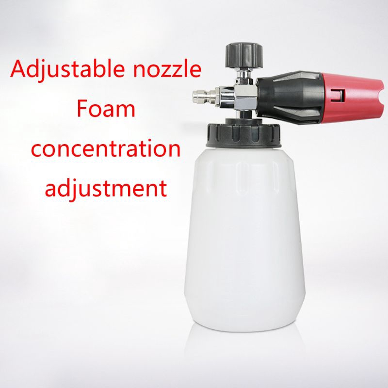 Bộ bình xịt bọt tuyết rửa xe hơi 1L kèm đầu vít 1 / 4